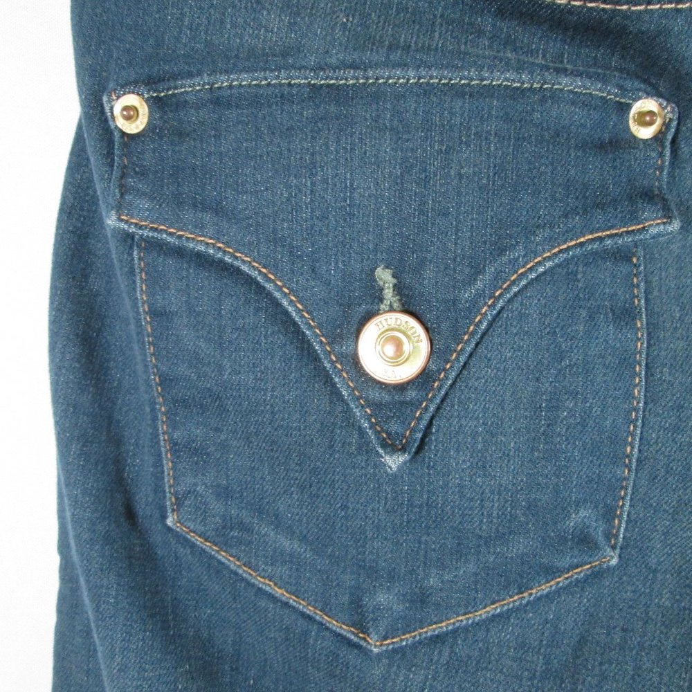 HUDSON Womens Collin Midrise Skinny Blue Jeans Size 27 RN# 107906 CA# 00… - Picture 6 of 11